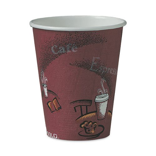 Boardwalk Paper Hot Cups, 8 oz, White, 1000-carton