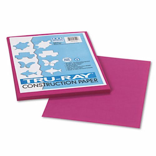 Magenta 50 Sheets Tru-Ray Heavyweight Construction Paper 9 x 12 