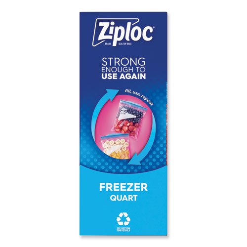 Ziploc Freezer Bags - 1 qt - 40 count