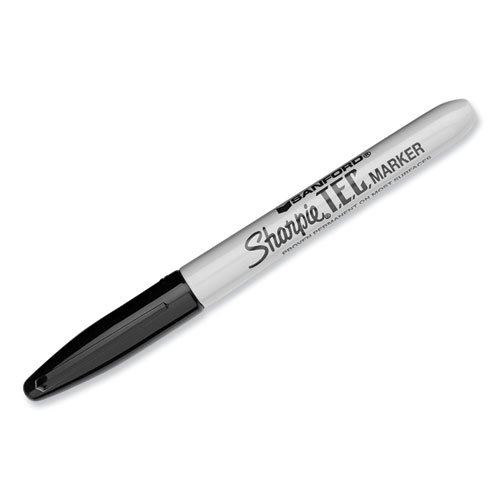 Flipside Dry Erase Pen - Fine Marker Point - Black - 24 / Pack