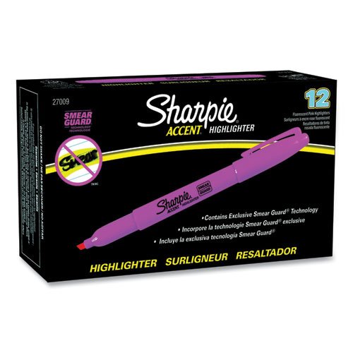 Sharpie Pocket Style Highlighters, Chisel Tip, Yellow, 36-Pack