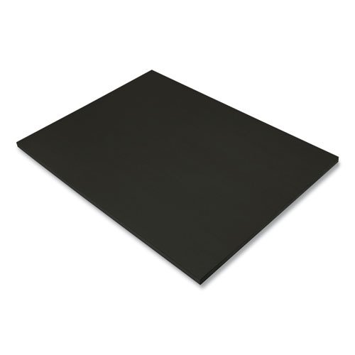 SunWorks Construction Paper, 58lb, 18 x 24, Black, 50/Pack (PAC6317)
