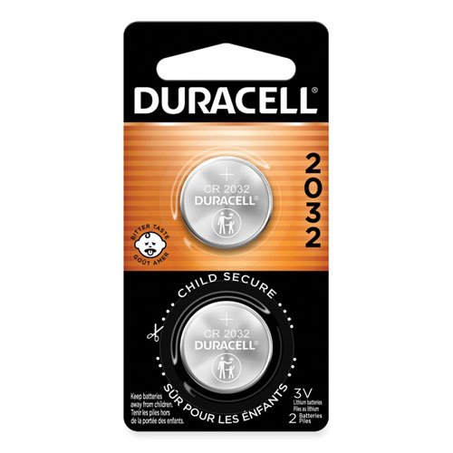 Duracell Button Lithium Battery, Dl2032, 3V DURDL2032BPK