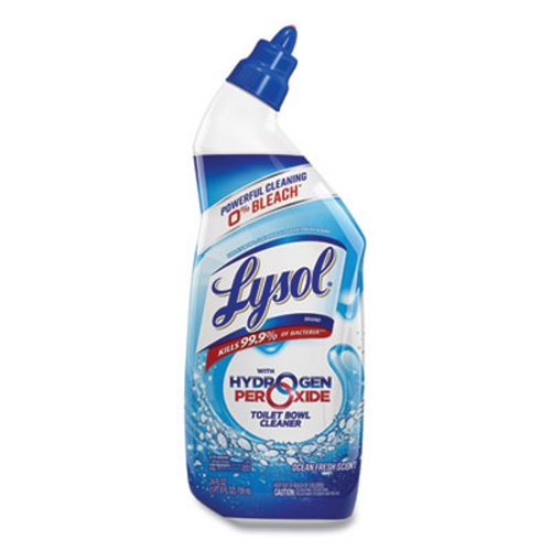 Lysol® 98011 Toilet Bowl Cleaner w/Hydrogen Peroxide, 24-oz., 9 Bottles ...