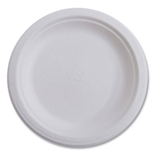 Eco-Products Sugarcane White Round Plate - 10 - EP-P005 - 500/Case - US  Supply House