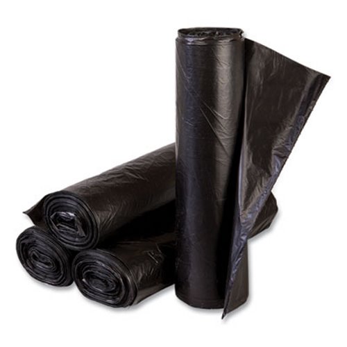 10 Gallon Trash Bags 10 Gal Garbage Bags Can Liners - 24 x 33 6 Micron  BLACK 1000ct