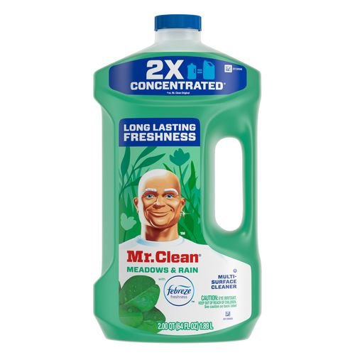 Mr. Clean Multipurpose Cleaning Solution with Febreze, Meadows and Rain ...