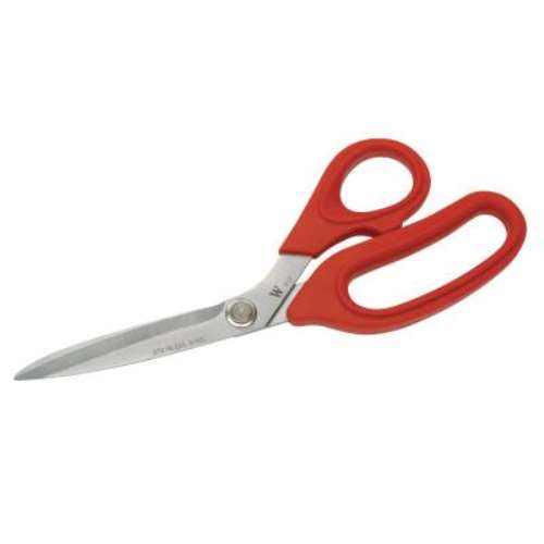 Home and Craft Scissors, 8 1/2 in, Sharp Point, Red 186-W812