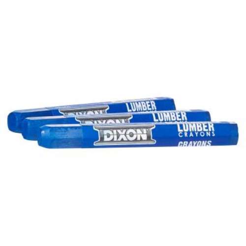 Dixon Lumber Crayons 4 1/2 x 1/2 Blue Dozen 52100, 1 - King Soopers