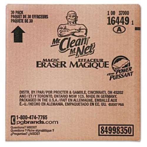 Mr. Clean Extra Power Magic Eraser sẽ cho bạn trải nghiệm thú vị khi với độ dày và sức mạnh được cải tiến, sản phẩm dễ dàng xóa sạch mọi vết bẩn khó nhất trong nhà.