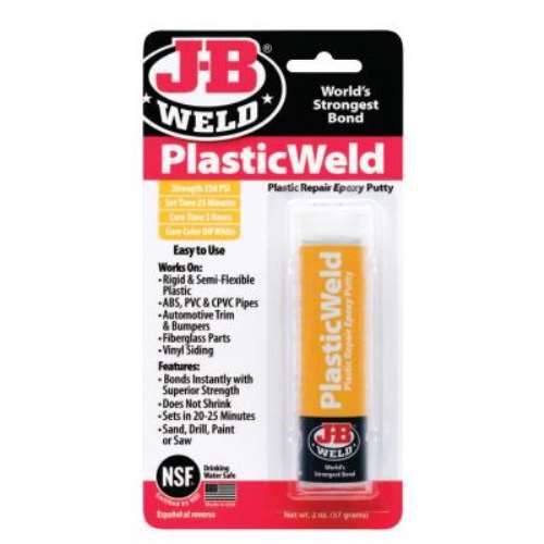 J-B Weld KwikPlastik Epoxy Putty, 2 oz, 6/BX