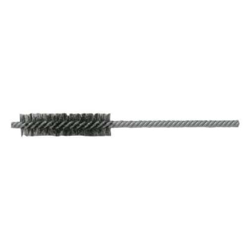 Weiler Double-Spiral Double-Stem Power Tube Brush, 1 in dia, 1/4 in Stem  dia, 0.0104 in Wire Size, 2-1/2 in Brush L - 1 EA (804-21115)