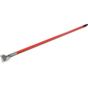 Carlisle Fiberglass Dust Mop Handle with Clip-On Connector 60" - Red (362113EC05)