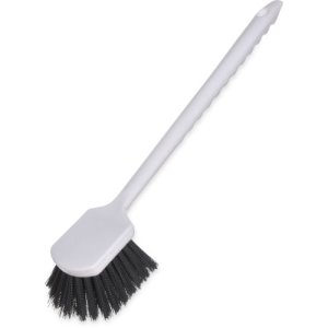 Carlisle Sparta Scrub Brush, Polyester Bristles, Black, 12 Brushes (4050103)
