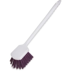 Carlisle Sparta Scrub Brush, Polyester Bristles, Purple, 12 Brushes (4050168)