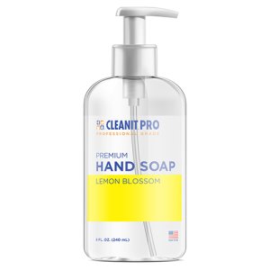 CLEANIT PRO 8 oz Pump Liquid Hand Soap, Lemon Blossom, 6 Bottles (CISHSLB8RCT)