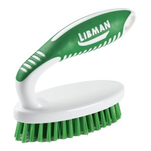 Libman Small Space Scrub Brushes, 3/4" Polymer Fibers, 6 Brushes (LIBMAN 15)