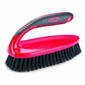 Libman 567 Big Scrub Brush, Red & Black, 4 Brushes (LIBMAN 567)