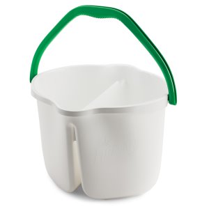 Libman 3 Gallon Clean & Rinse Bucket, White, 3 Buckets (LIBMAN 2111)