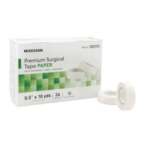 McKesson 100192, McKesson Medical Tape, Paper, White, 1/Each (944357_EA)