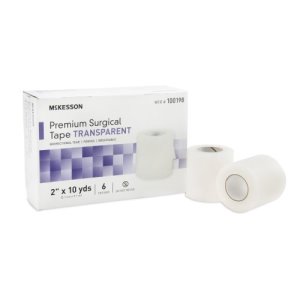 McKesson® Medical Tape, Plastic, Transparent, 1/Each (944363_EA)