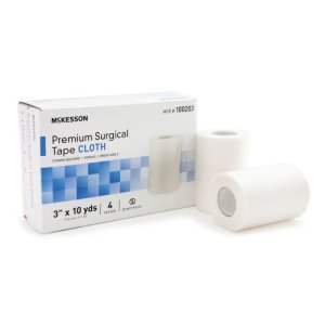 McKesson® Medical Tape, Silk-Like Cloth, White, 1/Each (944368_EA)