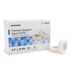McKesson® Medical Tape, Silk-Like Cloth, White, 1/Each (944365_EA)