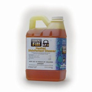 Neutral Disinfectant Cleaner, 2 Half Gallons, Lock-N-Fill (LF3-.5MN)