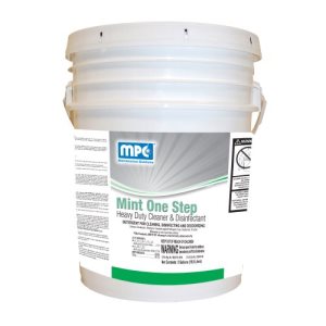 Mint ONE STEP Heavy Duty Cleaner & Disinfectant, 5 Gallon Pail (MOS-05MN)