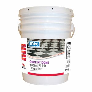 Once N’ Done Instant Finish Emulsifier, 5 Gallon Pail (ONC-05MN)