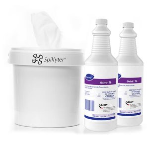 Spilfyter Sanitizing Wipes Kit w/Diversey Oxivir Tb Disinfectant (NPS94400BDL2)