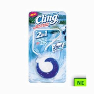 Cling 2 in 1 Clip-On Toilet Bowl Deod./Clnr - Spring (SHR-REC77137)