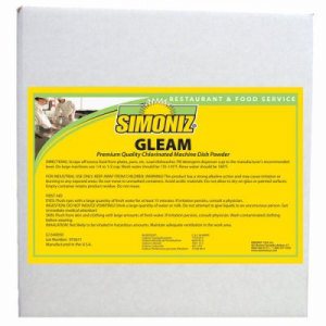 Simoniz Gleam Commercial Ware Washing Detergent, 50 Lb. Drum (G1340050)