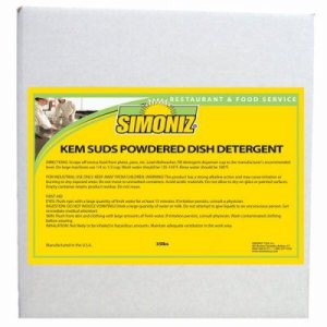 Simoniz Kem Suds Powdered Dish Detergent, 35-lb. Pail (CS0360035)