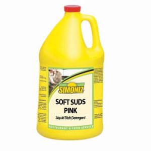 Simoniz Soft Suds Pink Liquid Dish Detergent, 4 Gallons (S3351004)