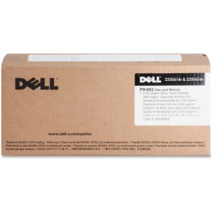 Dell Toner Cartridge, f/2330/2350, 2000 Page Yield, BK (DLLPK492)
