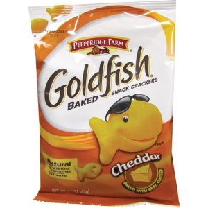 Goldfish Campbell's Baked Goldfish Crackers, 1.5oz., 72/CT, Cheddar ...