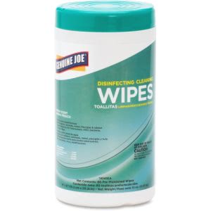 Genuine Joe Disinfecting Cleaning Wipes, 80 Wipes (GJO14141       )