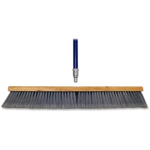 Genuine Joe Floor Sweep, 24" x 60", Bend-Resistant, Gray, Each (GJO30125)