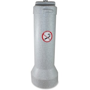 Butler Outdoor Smoker's Receptacle, Steel, Gray, 1 Each (IMP44503)