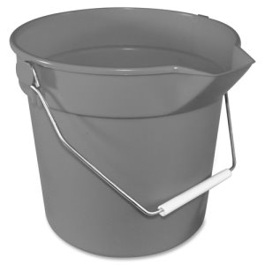 Impact Products Deluxe Heavy-Duty Bucket, 10 Quart Size, Gray, Each (IMP5510)