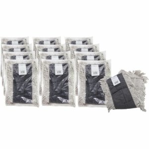 Genuine Joe 24" Disposable Cotton Dust Mop Refills, 12 Refills (GJO00245CT)
