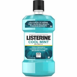 LISTERINE Johnson And Johnson Cool Mint Listerine Antiseptic Mouthwash ...