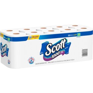 Morcon Morsoft Bath Tissue, 1-Ply, 2000 Sheets/Roll, 24 Rolls (MORM2000)