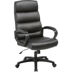 Lorell® Executive Chair, High-Back, 25"Wx26-1/2"Lx46-1/2"H, Black (LLR41843)