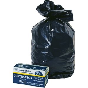 Warp Brothers Black Contractor Bags 42 Gal/ 20 Bags