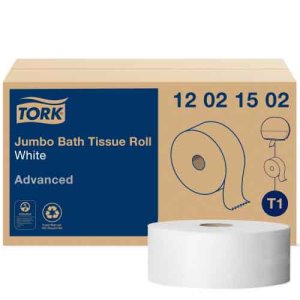 Tork Advanced Jumbo Bath Tissue, 2-Ply, White, 6 Rolls (TRK12021502)