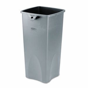 Rubbermaid Untouchable 23 Gallon Trash Container, Gray (RCP 3569-88 GRA)