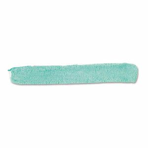 Rubbermaid Q851 Hygen Wand Duster Microfiber Replacement Sleeve, Green (RCPQ851)