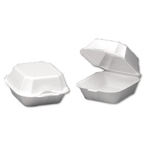 Foam Hinged, Containers, Cups, Plates & Lids — Restaurants Supply